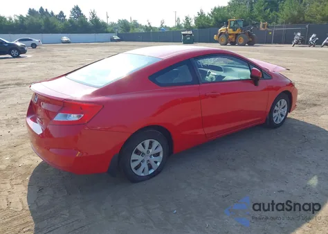 2012 Honda Civic Lx из США, поврежденный, VIN 2HGFG3B55CH537173